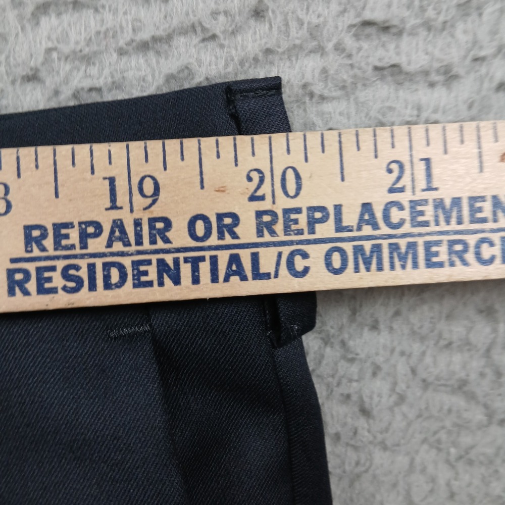 Dockers Collection‎ Super 100's Worsted Wool Pleated Pants 40x32 Navy EUC - Picture 7 of 9